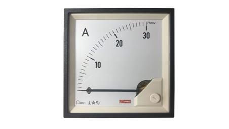 Amperomierz analogowy panelowy DC -10C do +65C RS PRO-7875