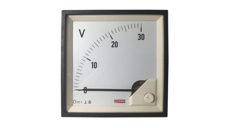 Amperomierz analogowy panelowy DC -10C do +65C RS PRO-7908
