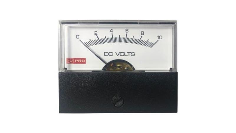Amperomierz analogowy panelowy DC 0C do +60C RS PRO-7840 Amperomierz analogowy panelowy DC 0C do +60C RS PRO-7840