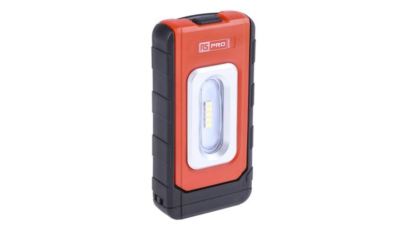 Latarka kieszonkowa akumulatorowa, jasność 400 lm, Litowo-polimerowy IP54 RS PRO 190g-46358