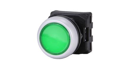O 30.2mm, IP65, kolor: Zielony, RS PRO-11560