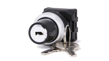 Przełącznik obrotowy kluczykowy, 3-pozycyjny, IP65, RS PRO-11531