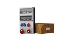 Rozdzielnica budowlana eXT 63A 32A 16A 2x230V Schuko Mennekes Doktorvolt 2360-66355