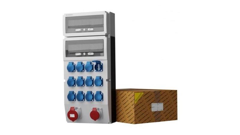 Rozdzielnica budowlana eXT 32A 16A 12x230V Schuko Mennekes Doktorvolt 2308-65972