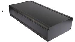 Obudowa radiatora Czarny IP40, 400 x 200 x 86mm, RS PRO-71472