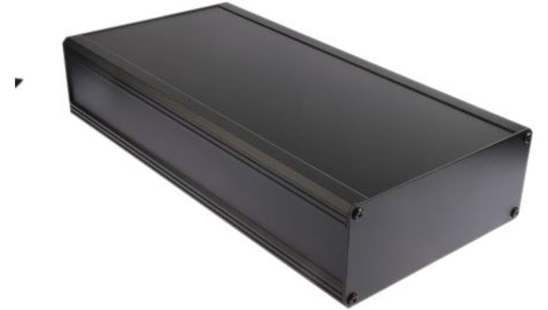 Obudowa radiatora Czarny IP40, 400 x 200 x 86mm, RS PRO-71472