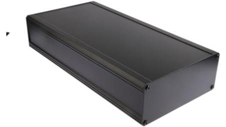 Obudowa radiatora Czarny IP40, 400 x 200 x 86mm, RS PRO-71472