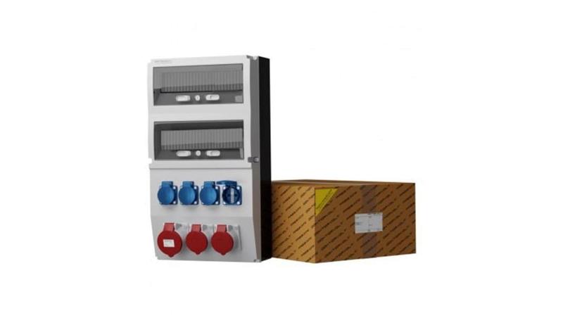 Rozdzielnica budowlana eXT 32A 2x16A 4x230V Schuko Mennekes Doktorvolt 2285-65902