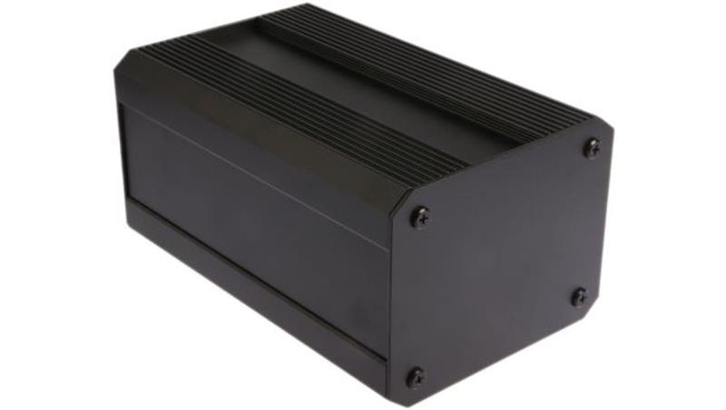 Obudowa radiatora Czarny IP40, 200 x 100 x 130mm, RS PRO-71131