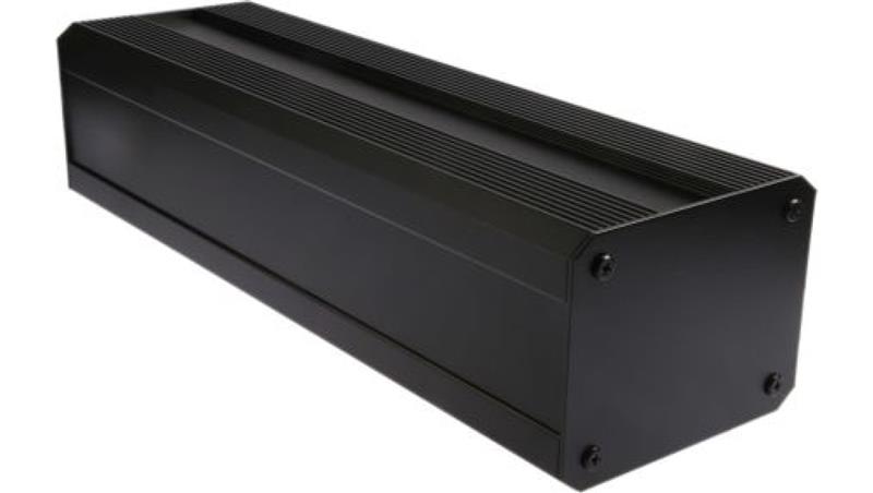 Obudowa radiatora Czarny IP40, 400 x 100 x 130mm, RS PRO-71092