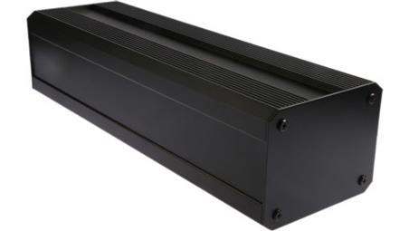 Obudowa radiatora Czarny IP40, 400 x 100 x 130mm, RS PRO-71092