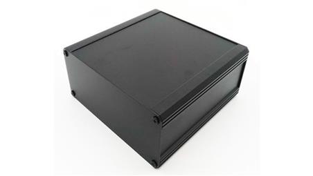 Obudowa radiatora Czarny IP40, 200 x 200 x 130mm, RS PRO-71144