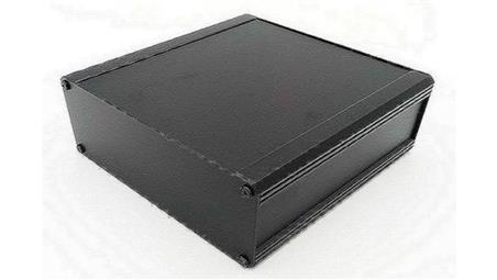 Obudowa radiatora Czarny IP40, 400 x 100 x 175mm, RS PRO-71494