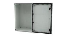 Szafka ścienna rozdzielcza Jasnoszary, materiał: Plastik wzmacniany włóknem szklanym, IP66, RS PRO RAL 7035-71606