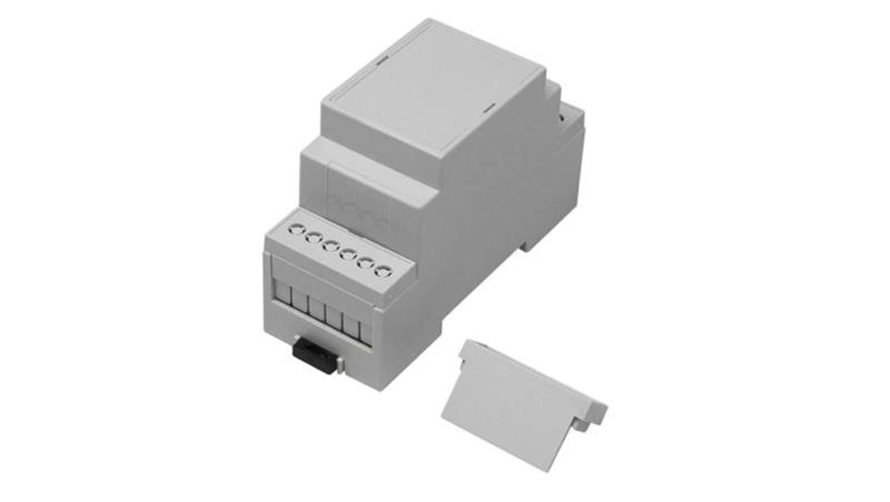 Zestaw obudowy szyny DIN, 36 x 90 x 58mm, materiał: Poliwęglan, kolor: Jasnoszary, IP20, RS PRO-71139