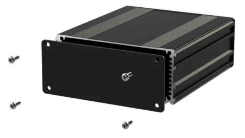 Obudowa urządzeń elektronicznych, Aluminium, Czarny, 160 x 108.5 x 45mm, RS PRO-71313 Obudowa urządzeń elektronicznych, Aluminium, Czarny, 160 x 108.5 x 45mm, RS PRO-71313
