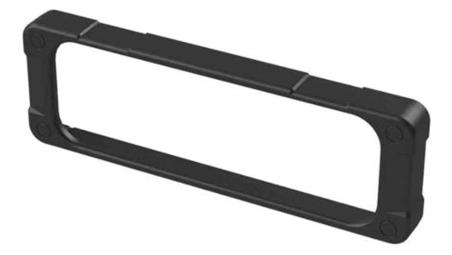 Obudowa urządzeń elektronicznych, ABS, Czarny, 146.20x48.70mm, RS PRO-71575