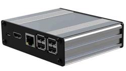 Obudowa Raspberry Pi, do użytku z Raspberry Pi, Srebrny, materiał: Aluminium, 108.50 x 108.50 x 30mm-71303