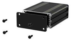 Obudowa urządzeń elektronicznych, Aluminium, Czarny, 80 x 63.5 x 30mm, RS PRO-71332