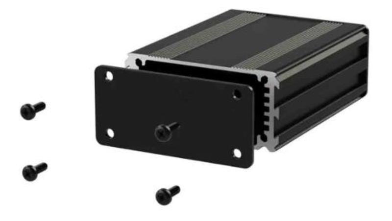 Obudowa urządzeń elektronicznych, Aluminium, Czarny, 120 x 63.5 x 30mm, RS PRO-71356