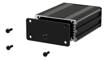 Obudowa urządzeń elektronicznych, Aluminium, Czarny, 120 x 63.5 x 30mm, RS PRO-71356