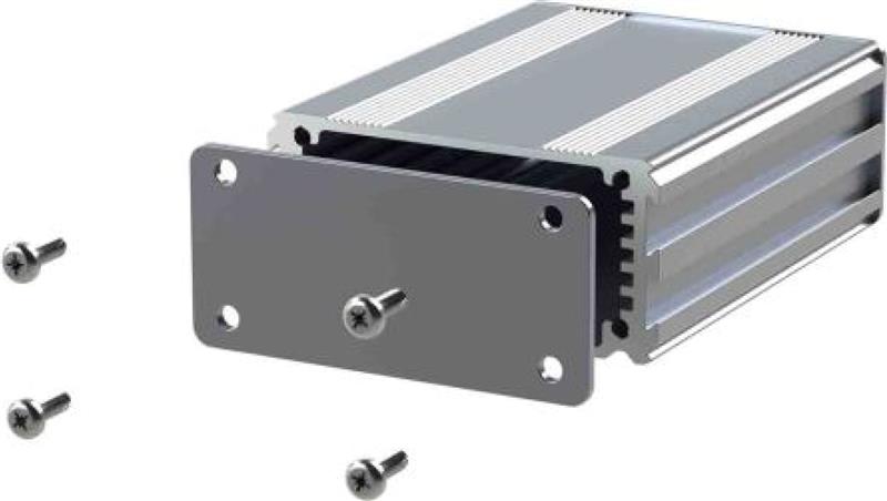 Obudowa urządzeń elektronicznych, aluminiowa, Srebrny, 80 x 63.5 x 30mm, RS PRO-71777
