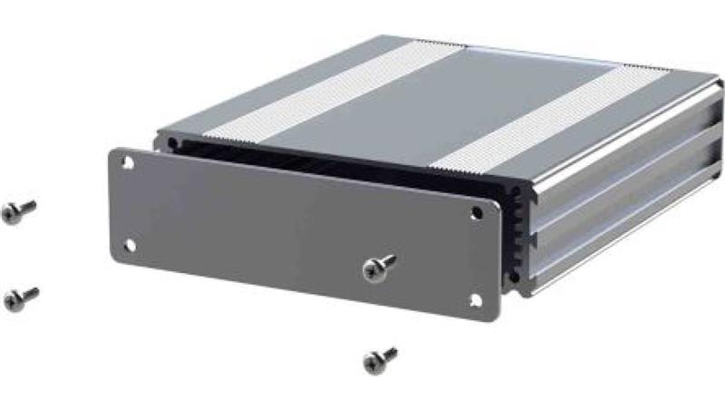 Obudowa urządzeń elektronicznych, aluminiowa, Srebrny, 160 x 108.5 x 30mm, RS PRO-71428