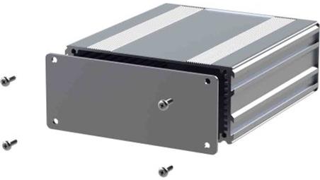 Obudowa urządzeń elektronicznych, aluminiowa, Srebrny, 80 x 108.5 x 45mm, RS PRO-71164