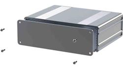 Obudowa urządzeń elektronicznych, aluminiowa, Srebrny, 160 x 169.8 x 53.8mm, RS PRO-71474