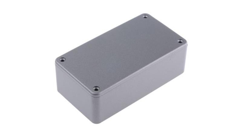 Obudowa ogólnego użytku ekranowana Szary IP54, 120 x 65 x 40mm, RS PRO Obudowa Profilowana Ogólnego Przeznaczenia-71282