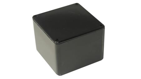 Obudowa ogólnego użytku Czarny IP54, 55 x 55 x 42mm, RS PRO Obudowa Profilowana Ogólnego Przeznaczenia-71382