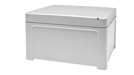 Obudowa ogólnego użytku Szary IP65 Poliuretan, 130 x 130 x 75mm, RS PRO-71469