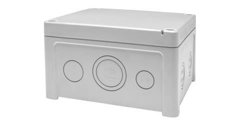 Obudowa ogólnego użytku Szary IP65 Poliuretan, 130 x 130 x 75mm, RS PRO-71309