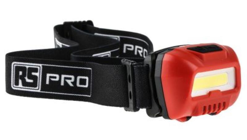 Latarka nagłowna, jasność 350 lm, 3 x AAA IPX5 RS PRO Nie-46347
