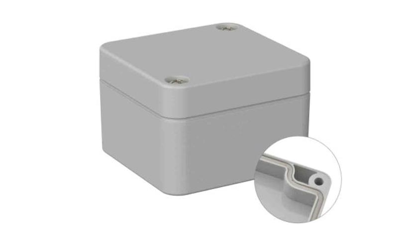 Obudowa ogólnego użytku ekranowana z kołnierzem IP66 Krzem, 50 x 52 x 35mm, RS PRO 5U2-71529