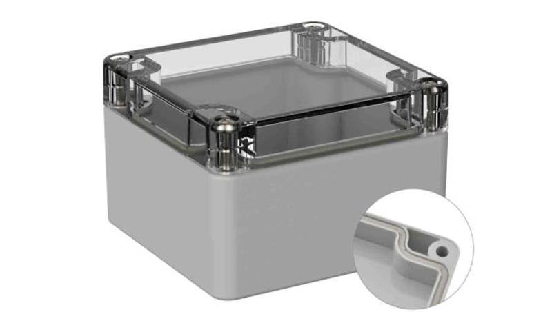Obudowa ogólnego użytku ekranowana Szary IP66 Silikon, 80 x 82 x 55mm, RS PRO 5U2-71863