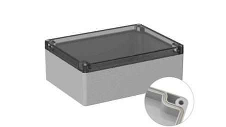Obudowa ogólnego użytku ekranowana Szary IP66 Silikon, 150 x 200 x75mm, RS PRO 5U2-71911