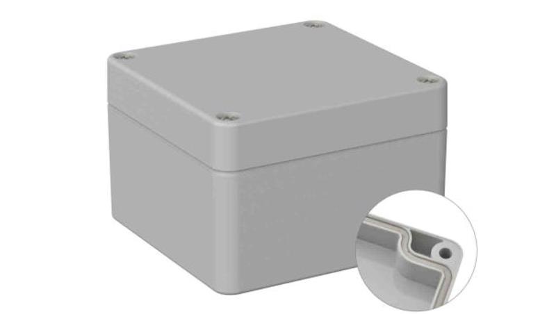 Obudowa ogólnego użytku ekranowana Szary IP66 Silikon, 120 x 122 x85mm, RS PRO 5U2-71448 Obudowa ogólnego użytku ekranowana Szary IP66 Silikon, 120 x 122 x85mm, RS PRO 5U2-71448