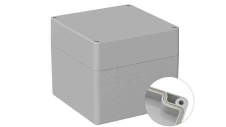 Obudowa ogólnego użytku ekranowana Szary IP66 Silikon, 120 x 122 x105mm, RS PRO 5U2-71095