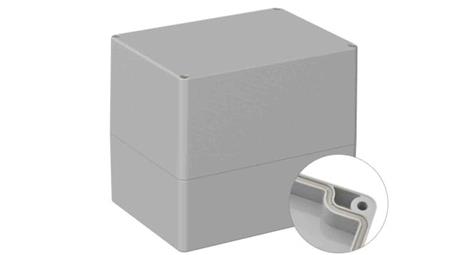 Obudowa ogólnego użytku ekranowana Szary IP66 Silikon, 120 x 160 x140mm, RS PRO 5U2-71443