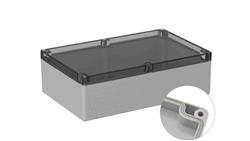 Obudowa ogólnego użytku ekranowana Szary IP66 Silikon, 230 x 300 x 85mm, RS PRO 5U2-71460