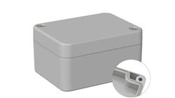 Obudowa ogólnego użytku ekranowana Szary IP66 Silikon, 50 x 65 x 35mm, RS PRO 5U3-71444