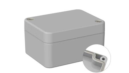 Obudowa ogólnego użytku ekranowana Szary IP66 Silikon, 50 x 65 x 35mm, RS PRO 5U3-71444