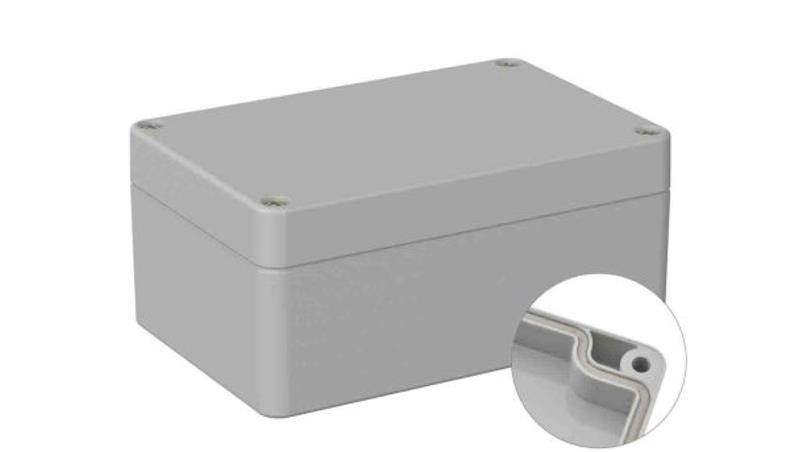 Obudowa ogólnego użytku ekranowana Szary IP66 Silikon, 80 x 120 x 55mm, RS PRO 5U3-71774