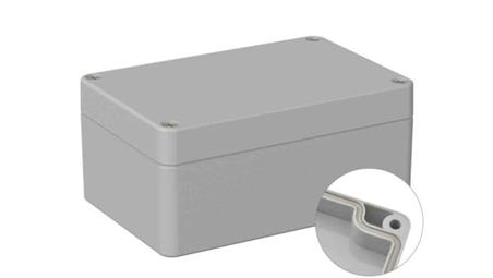 Obudowa ogólnego użytku ekranowana Szary IP66 Silikon, 80 x 120 x 55mm, RS PRO 5U3-71774