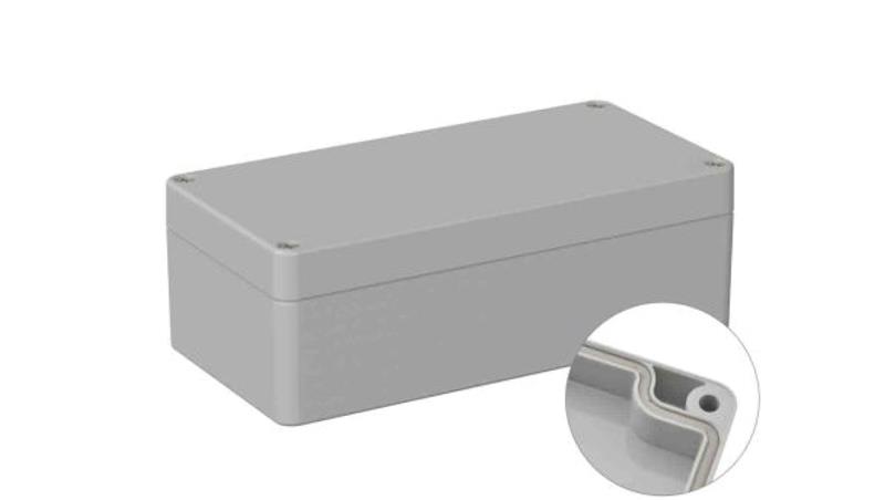 Obudowa ogólnego użytku ekranowana Szary IP66 Silikon, 160 x 80 x 55mm, RS PRO 5U3-71869