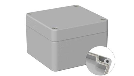 Obudowa ogólnego użytku ekranowana Szary IP66 Silikon, 120 x 122 x85mm, RS PRO 5U3-71169