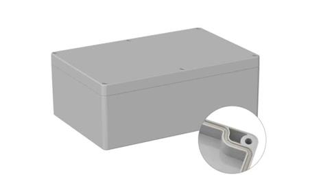 Obudowa ogólnego użytku ekranowana Szary IP66 Silikon, 160 x 240.3 x 90mm, RS PRO 5U3-71136