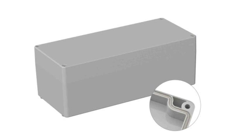 Obudowa ogólnego użytku ekranowana Szary IP66 Silikon, 150 x 340 x 120mm, RS PRO 5U3-71208 Obudowa ogólnego użytku ekranowana Szary IP66 Silikon, 150 x 340 x 120mm, RS PRO 5U3-71208