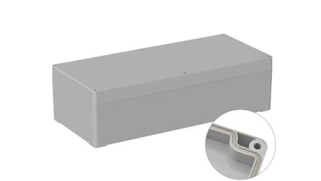 Obudowa ogólnego użytku ekranowana Szary IP66 Silikon, 160 x360 x 100mm, RS PRO 5U3-71241